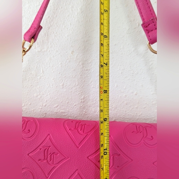 Juicy Couture Bag Small Pink W/Chain Strap - Picture 11 of 12